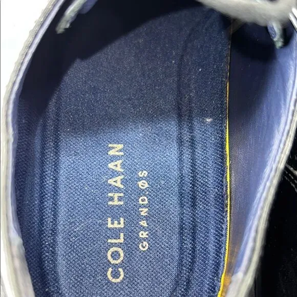 Cole Haan  Oxford Derby Shoes with Leather Upper and Rounded Toe