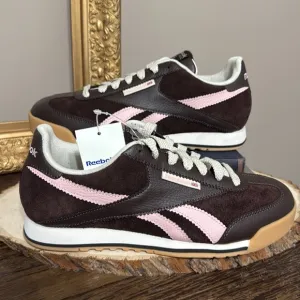 Reebok Classic - Campio XT Sneakers Brown Pink leather/suede Women's size 8.5